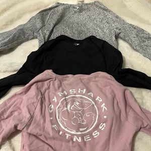 Gym Shark Crops Lot of 3